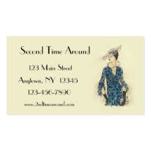 Retro Fashion Business Card
