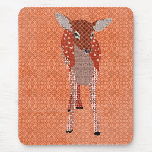 Retro Fawn Mousepad