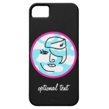 Retro Flight Attendant Personalised iPhone Cover