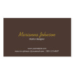 Retro Floral Business Card