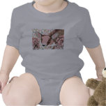 Retro Floral Pink Fawn T-shirt