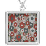 Retro Flowers Necklace