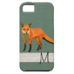Retro Fox Monogram iPhone Case iPhone 5 Cases