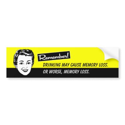 Funny Picture Yellow Sticker on Funny Bumper Sticker With Black And White Vintage 50 S Style