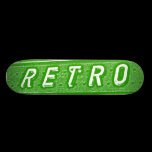 Retro - Green and White skateboards