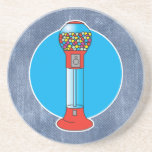 retro gumball machine drink coasters