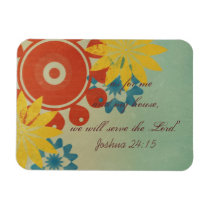 Retro Hippie Flowers magnets