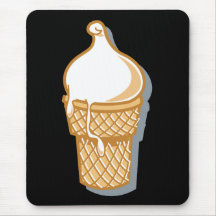 retro ice cream cone mousepads