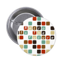 retro is the future Button