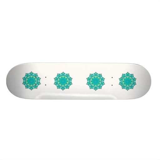 Retro Kaleidoscope Abstract Skate Board Deck