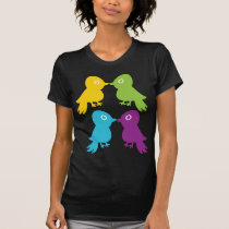 Retro Little Birds t-shirts