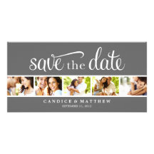 RETRO LOVE | SAVE THE DATE ANNOUNCEMENT PERSONALISED PHOTO CARD