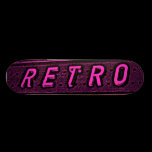 Retro - Magenta and Black skateboards
