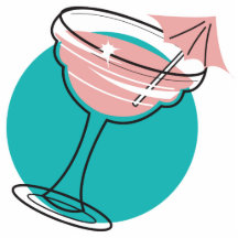 retro margarita design cut outs