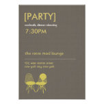 Retro Mod Chair Pair Eames Wedding Reception invitations