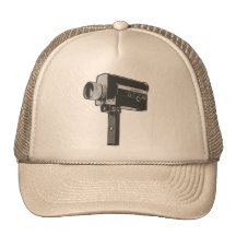 Retro Movie Camera Trucker Hats
