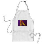 retro music funky vector art apron