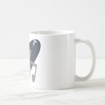 Retro Music Record & Note Original Colours Mugs