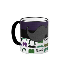 Retro Mustache Coffee Mugs