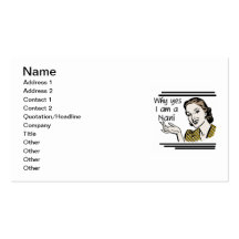 Retro Nani T-shirts and GIfts Business Cards