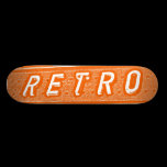 Retro - Orange skateboards