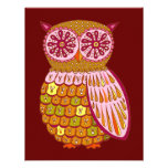 Retro Owl Invitations