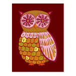 Retro Owl Postcards