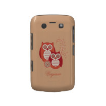 Retro Owls BlackBerry Bold Case-Mate Barely There casemate cases