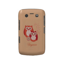 Retro Owls BlackBerry Bold Case-Mate Barely There