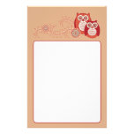 Retro Owls Stationery