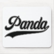 Retro Panda Mousepads