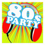 Retro Party Custom Invitations