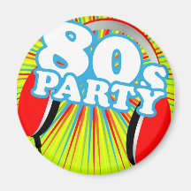 Retro Party Fridge Magnet