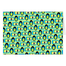 Retro Pattern Card