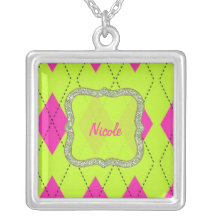 Retro Personalised Necklace Template