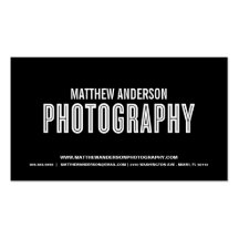 RETRO | PHOTOGRAPHY BUSINESS CARD