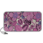 Retro Pink Floral New OrigAudio Portable Speaker