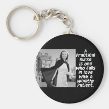 RETRO PRACTICAL  NURSE - HUMOR -  LPN KEY CHAIN