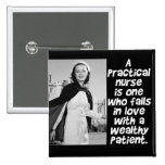 RETRO PRACTICAL  NURSE - HUMOR -  LPN PIN