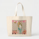 Retro Pretty Jaded  Deer Floral Bag