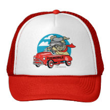 Retro Pugmobile Hats
