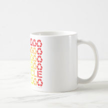 retro recycle coffee mug