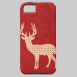 Retro Red Buck Silhouette  iPhone Case casemate cases