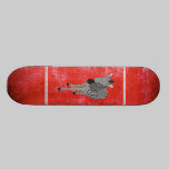 Retro Red Zeb Skateboard skateboards