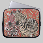 Retro Red Zeb & Zenya Computer Sleeve laptop sleeves