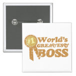 Retro Ribbon Great Boss Button