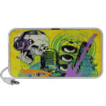 Retro Rock Music Abstract Mini Speaker