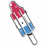 retro rocket ice pop acrylic cut out