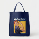 Retro Rosie We Can Do It Canvas Bag