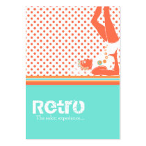 Retro Salon Makeup BusinessVintage Card business cards